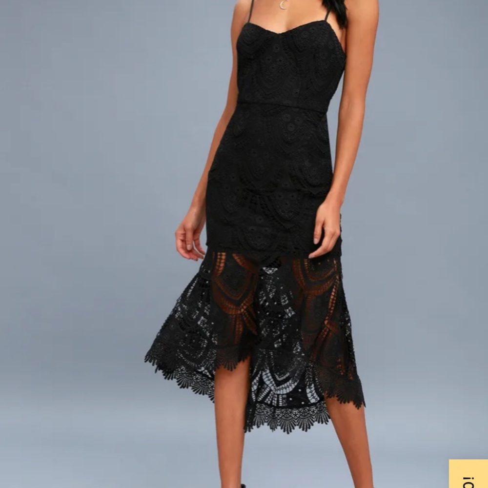 Lulus Pure Passion lace bodycon mermaid dress